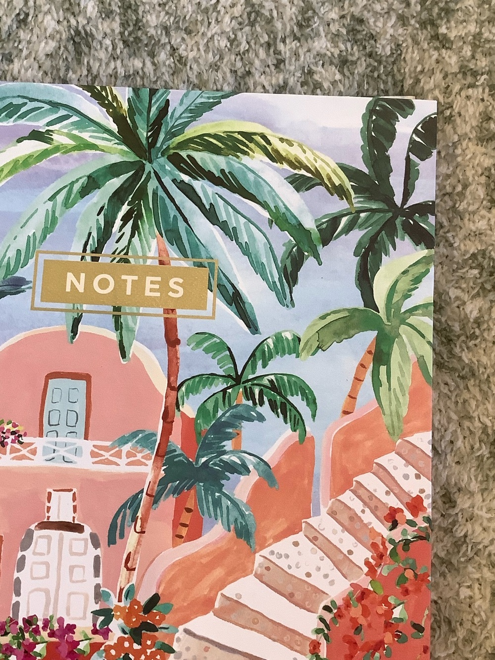 Clementine Tropical Carribean Floral Spiral Notebook Lined Journal NWT ~120pgs - Picture 3 of 16